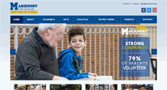 Desktop Screenshot of mariemontschools.org